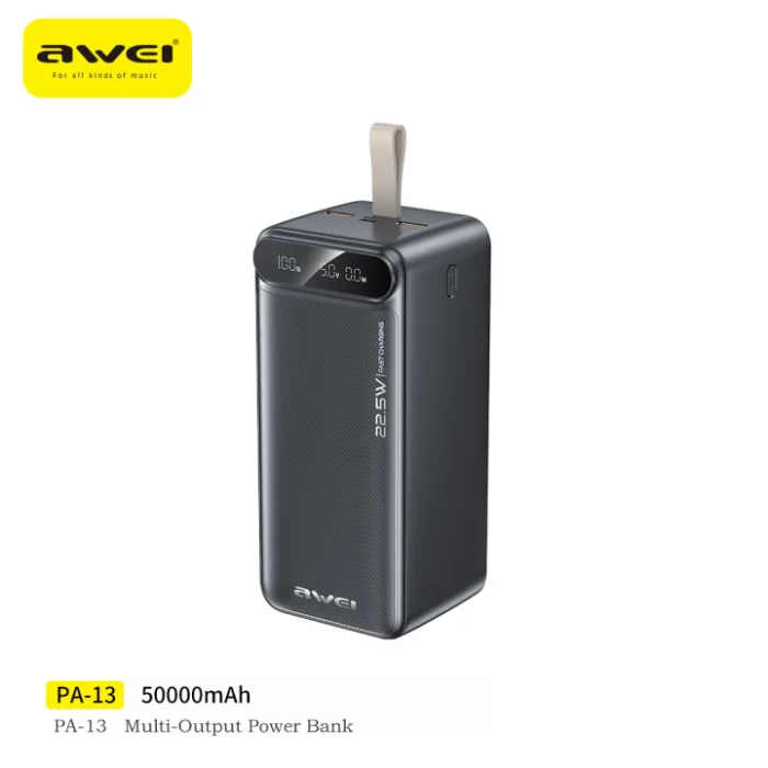 Awei PA-13 50000mAh 22.5W Fast Charging Powerbank