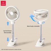 XUNDD XDOT-063 Multi-Functional Clip Fan - 6000mAh