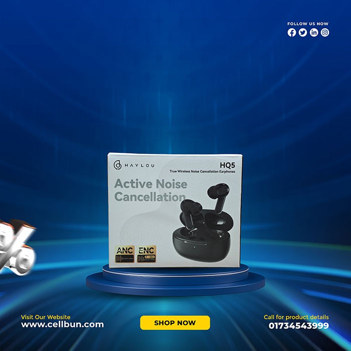 HAYLOU HQ5 28dB ANC TWS Earbuds
