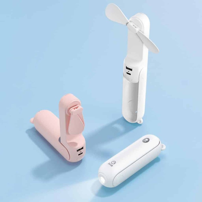 JISULIFE F8X Mini Fan Portable Fan 4800mAh