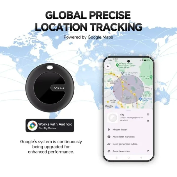 Official MiLi MiTag Android Location Tracker Device-Compatible with Google’s Find My Device