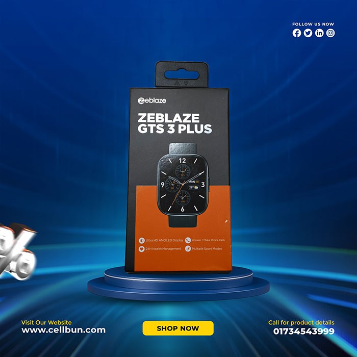 Zeblaze GTS 3 Plus smartwatch